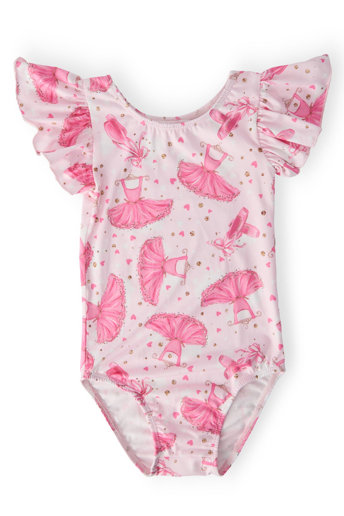 Pirouette S/S Flutter Sleeve Leotard-Mila & Rose ®