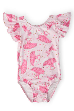 Pirouette S/S Flutter Sleeve Leotard-Mila & Rose ®