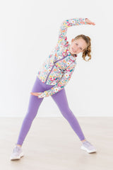 SALE Playful Purple Active Legging-Mila & Rose ®