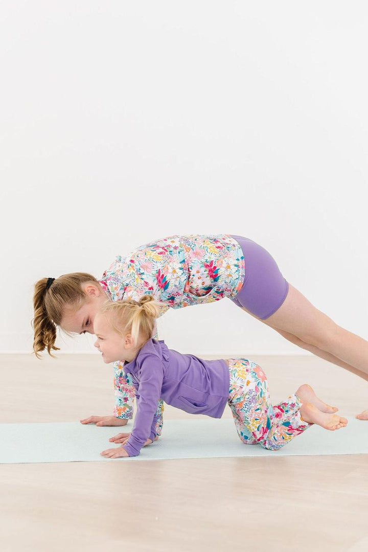 SALE Playful Purple Active Shorty Shorts-Mila & Rose ®