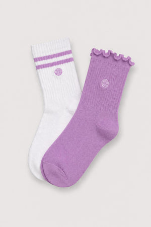 Playful Purple Sweet & Sporty Sock SET-Mila & Rose ®