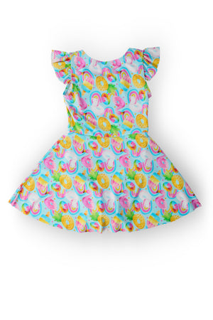 Pool Party Flutter Sleeve Twirl Swimsuit-Mila & Rose ®