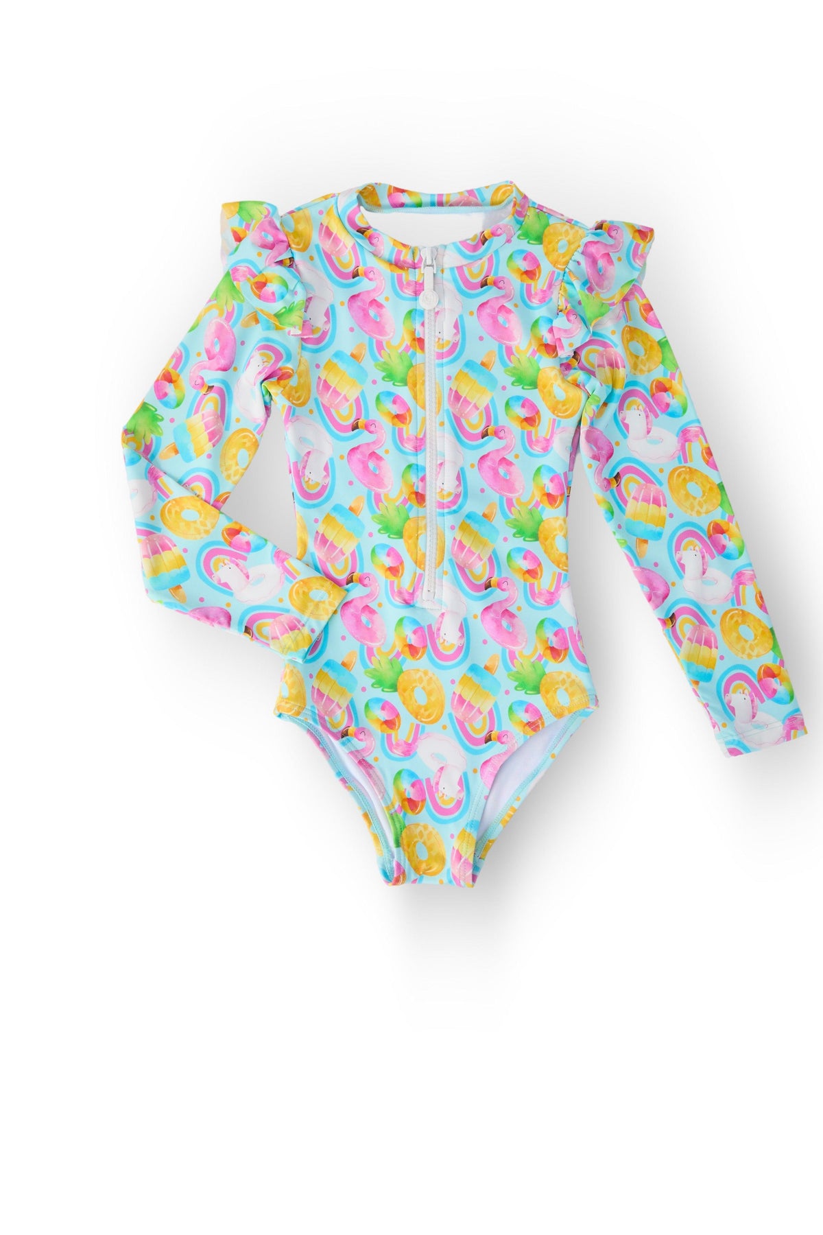 Pool Party L/S Flutter One-Piece Swimsuit-Mila & Rose ®