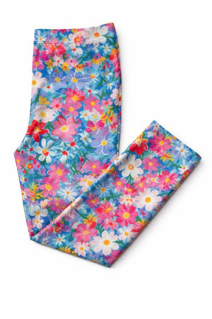 Preppy Floral Leggings-Mila & Rose ®