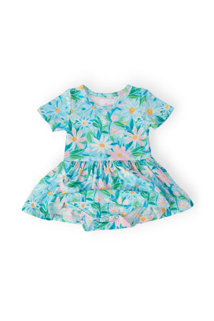 Preppy Daisies S/S Twirl Bodysuit-Mila & Rose ®