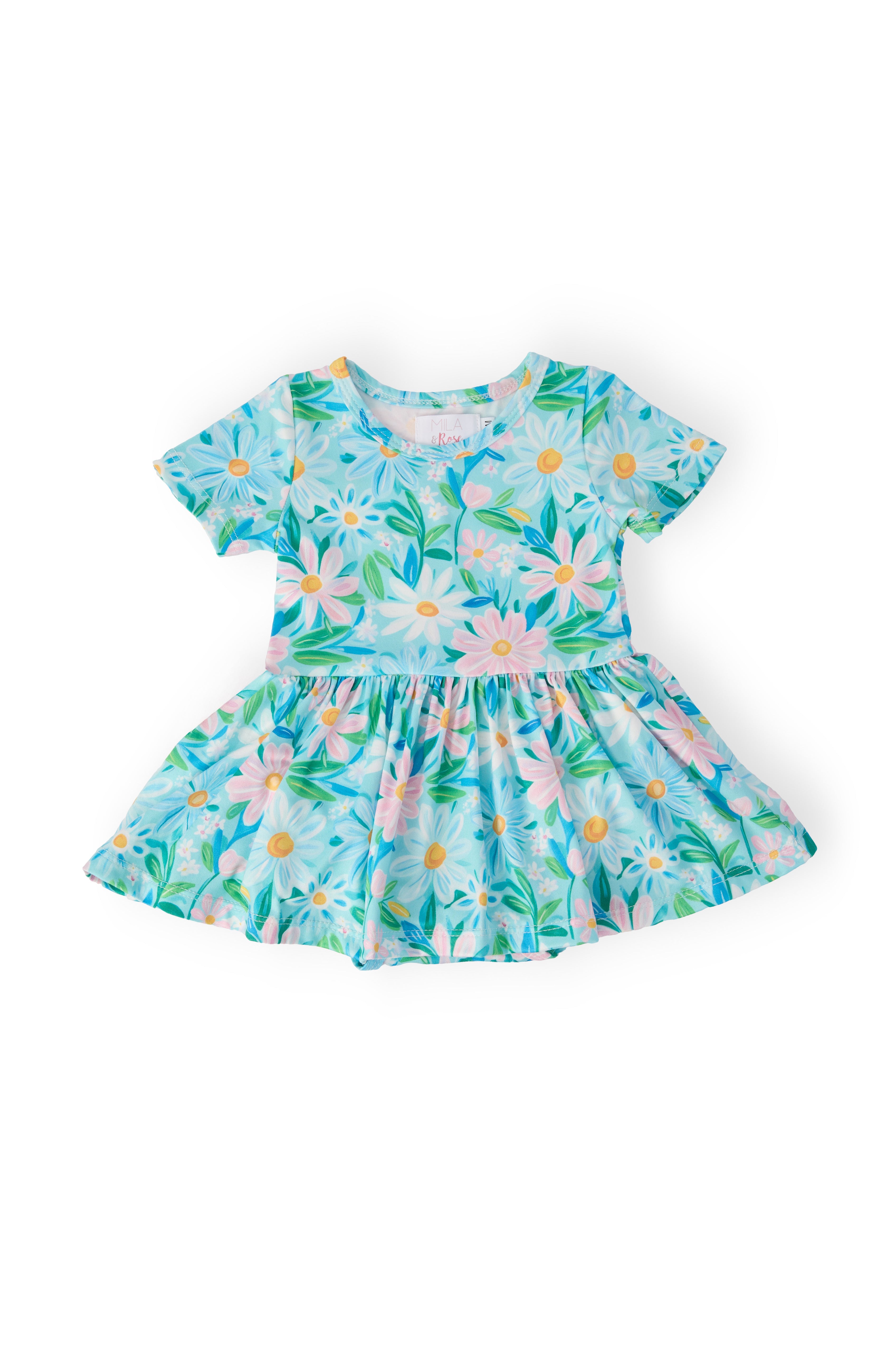 Preppy Daisies S/S Twirl Bodysuit-Mila & Rose ®