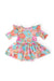 Preppy Pumpkins 3/4 Sleeve Twirl Flutter Bodysuit-Mila & Rose ®