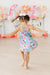 Preppy Floral Ruffle Cross Back Dress-Mila & Rose ®