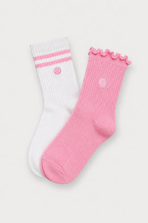 Preppy Pink Sweet & Sporty Sock SET-Mila & Rose ®