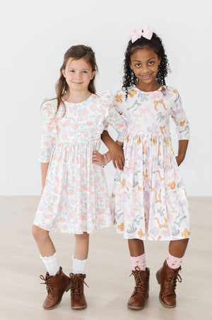 Pretty Pumpkins Ruffle Twirl Dress-Mila & Rose ®