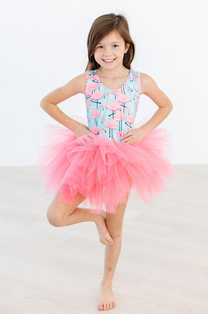 Pretty in Pink Flamingos Tank Tutu Leotard-Mila & Rose ®