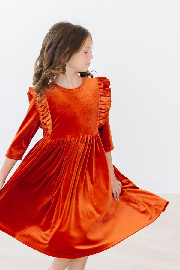 slim fit dress slacks Velvet Off Shoulder Midi Dress main image 1