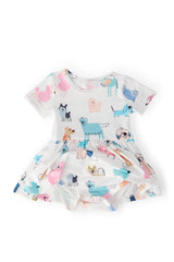 Puppy Pals S/S Twirl Bodysuit-Mila & Rose ®