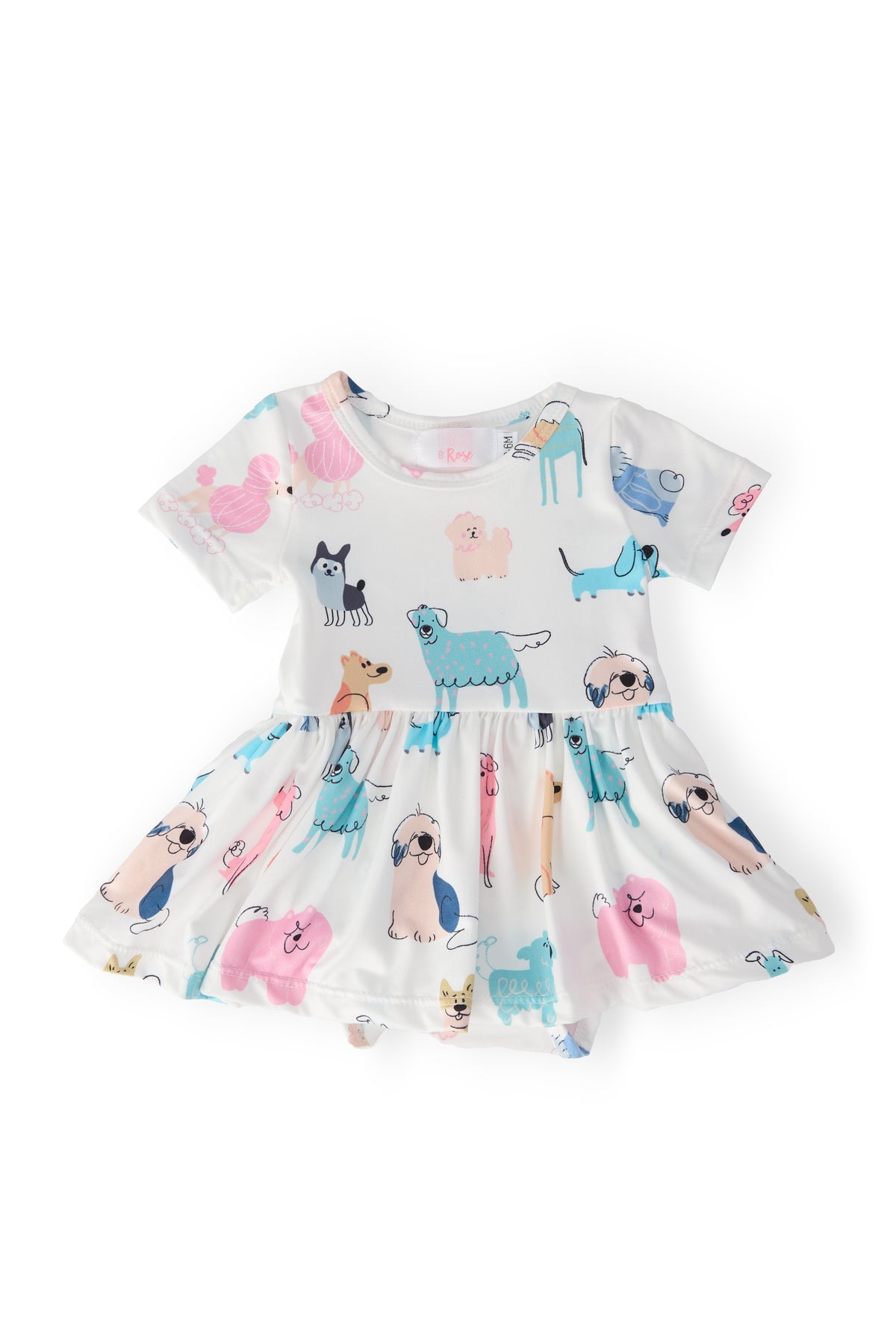 (S) Puppy Pals S/S Twirl Bodysuit-Mila & Rose ®