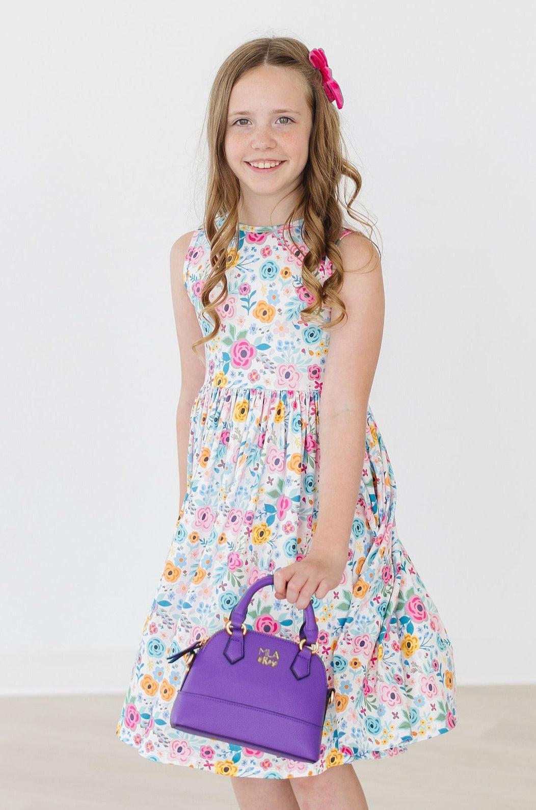 Purple Girl's Crossbody Purse-Mila & Rose ®