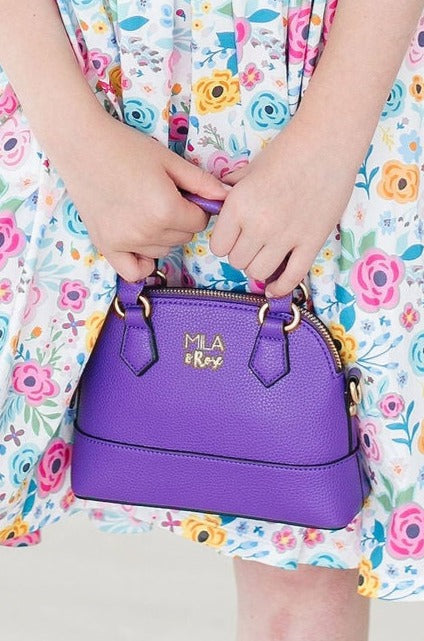 Purple Girl's Crossbody Purse-Mila & Rose ®