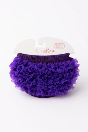 Purple Ruffle Bum Bloomer-Mila & Rose ®