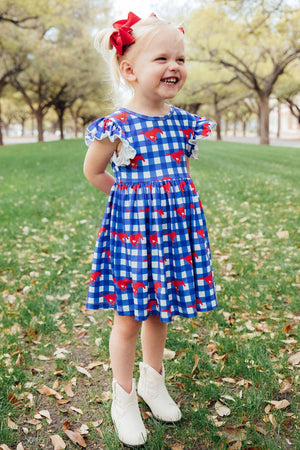 Red Grosgrain Hair Bow-Mila & Rose ®