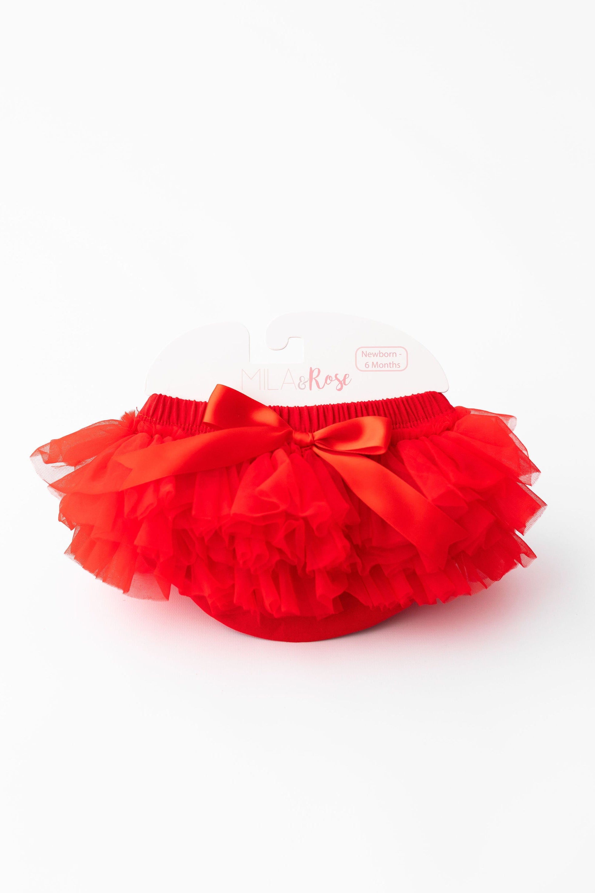 Red Ruffle Tutu Bloomer-Mila & Rose ®