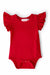 Red S/S Flutter Bodysuit-Mila & Rose ®