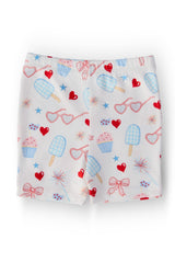 Red, White & Sweet Twirl Shorts-Mila & Rose ®