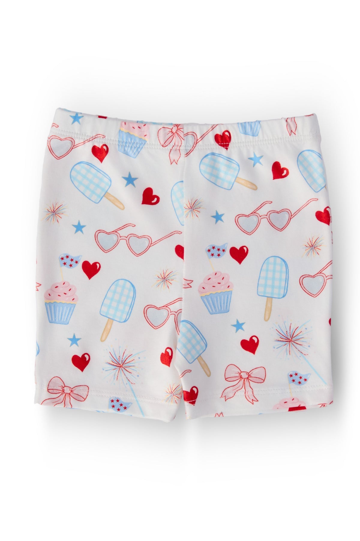 Red, White & Sweet Twirl Shorts-Mila & Rose ®