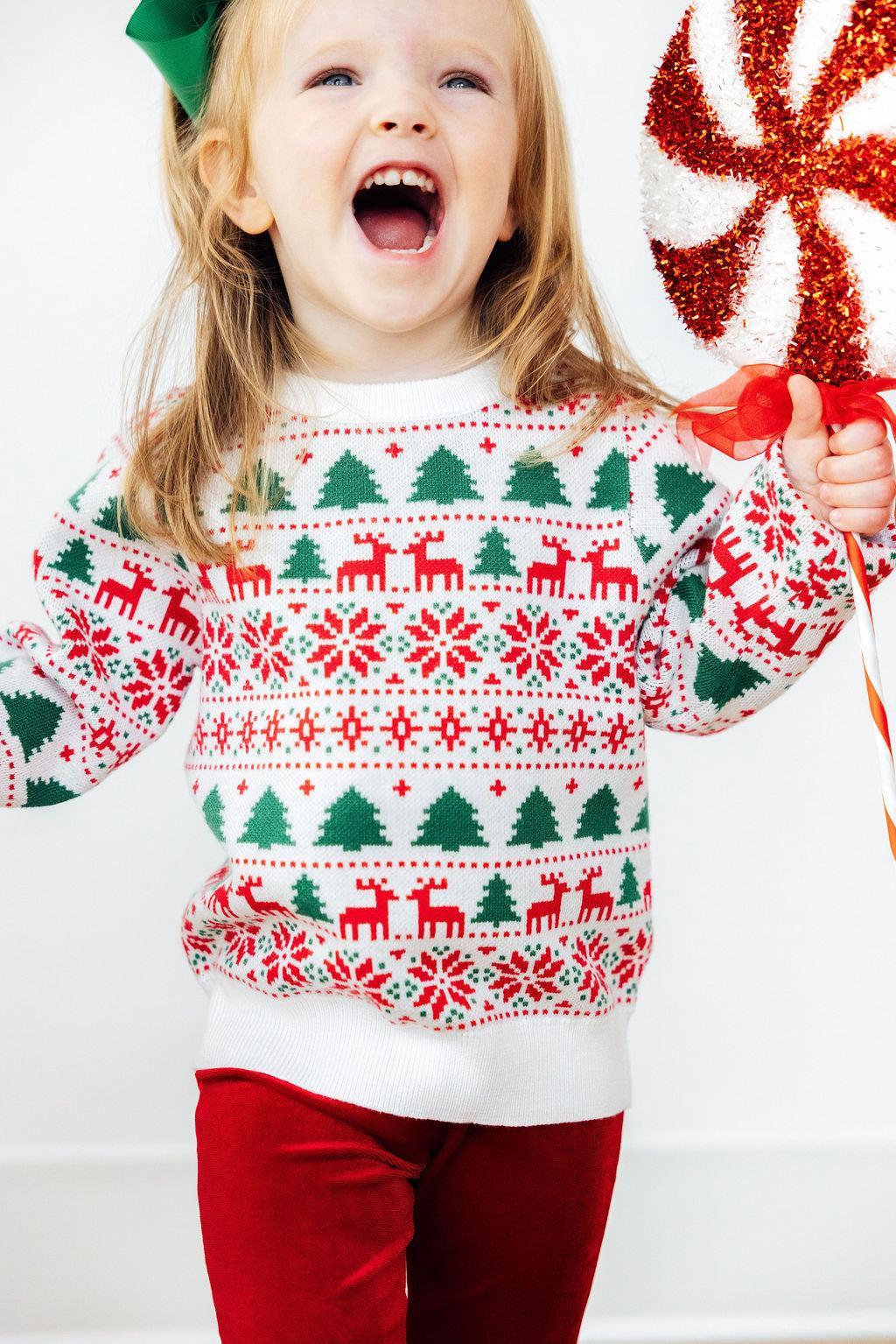Reindeer Kisses Sweater-Mila & Rose ®