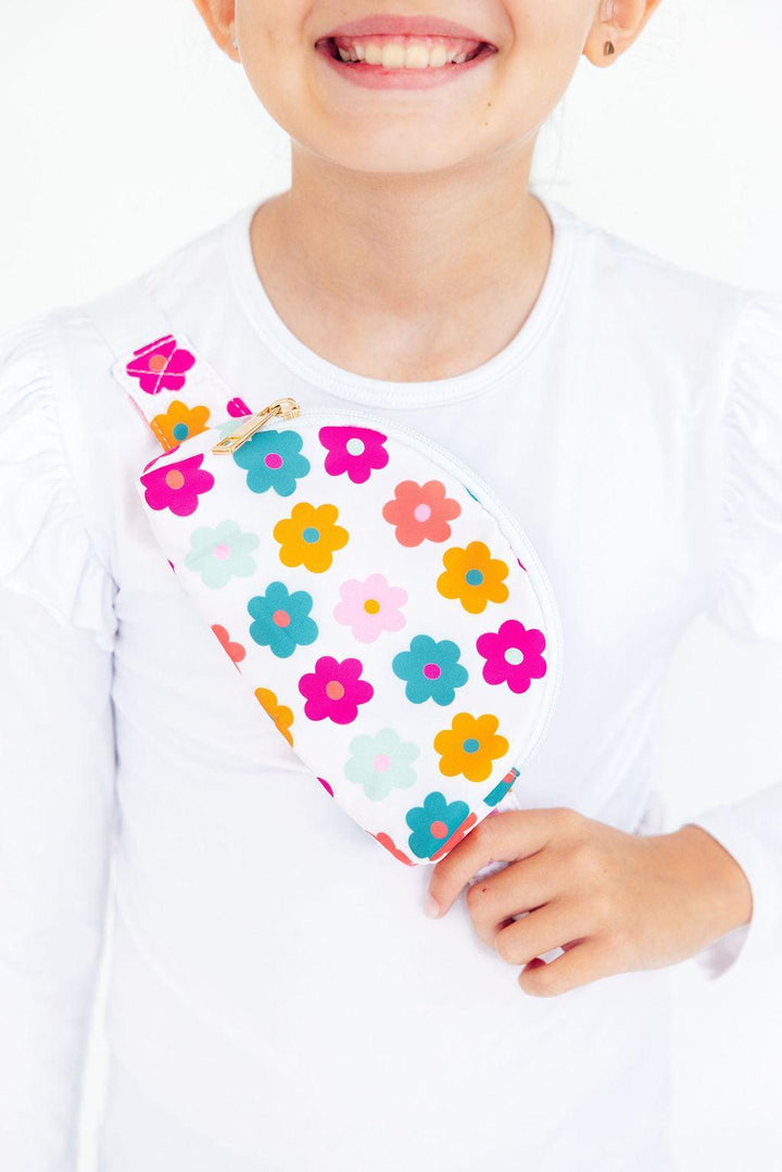 (L) Retro Floral Belt Bag-Mila & Rose ®