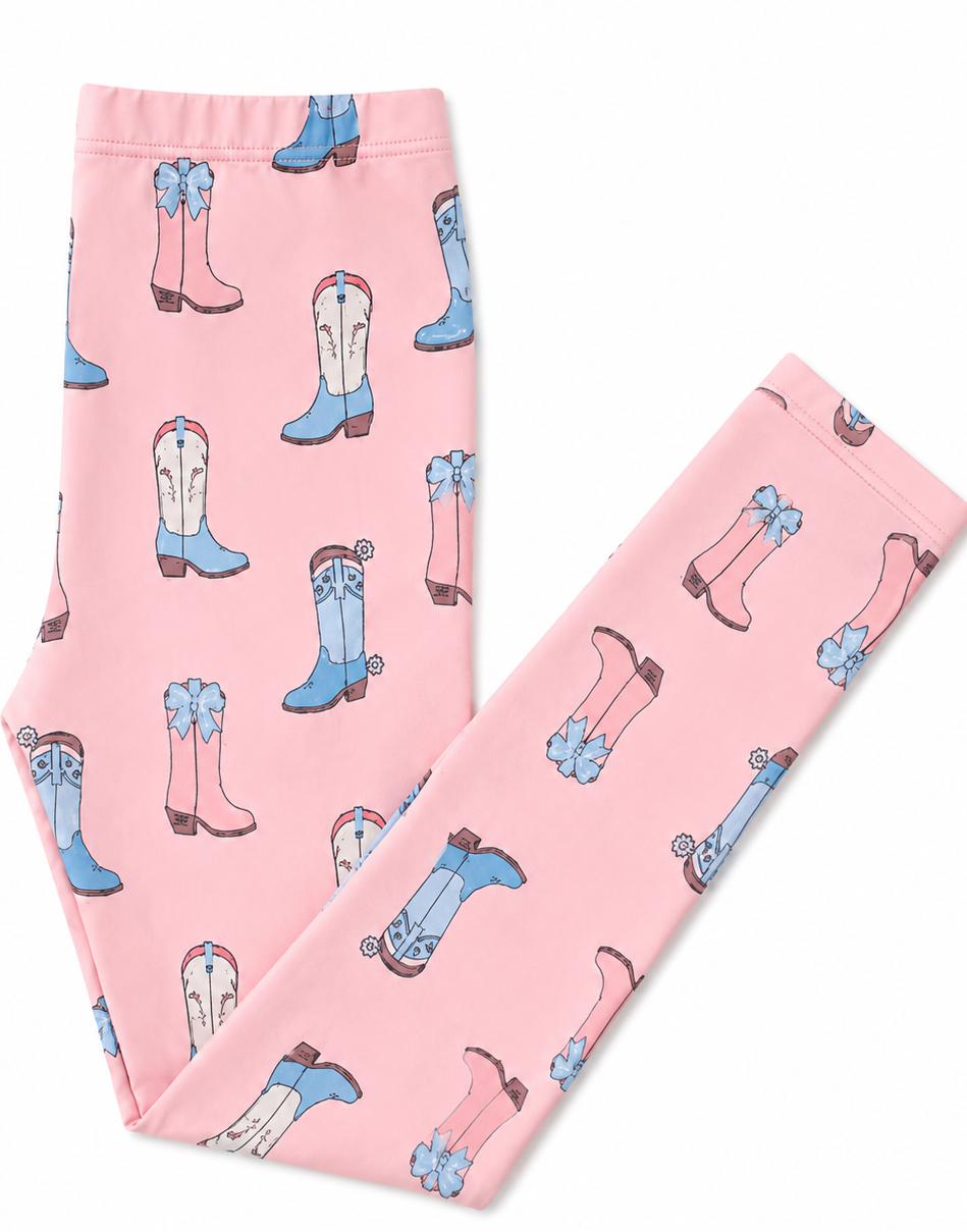 Ribbons & Rodeos Leggings-Mila & Rose ®