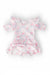 Ribbons & Roses 3/4 Sleeve Flutter Twirl Bodysuit-Mila & Rose ®