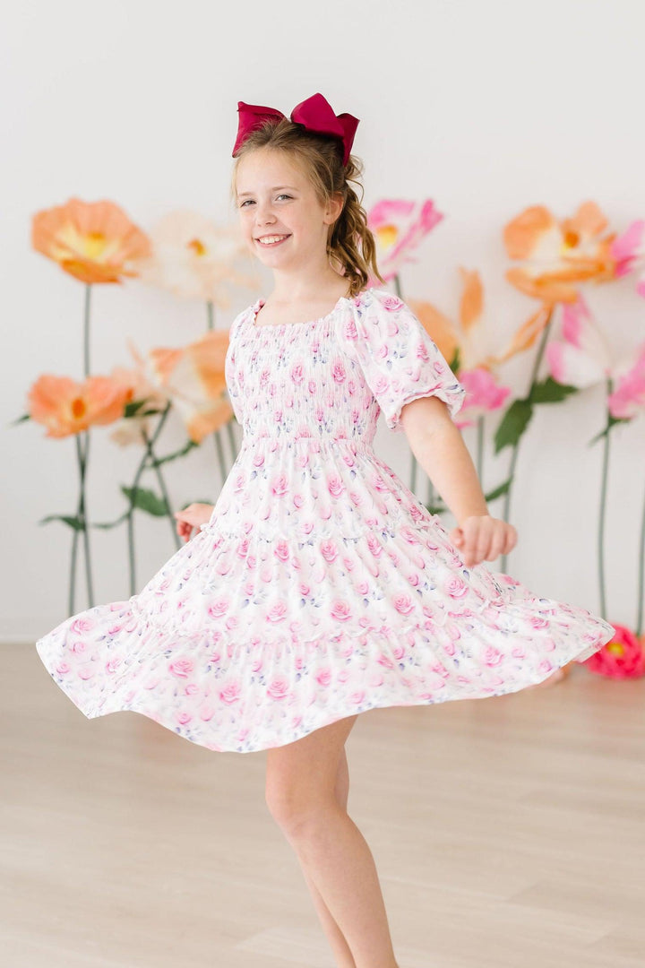 SALE Rose Garden Smocked Ruffle Dress-Mila & Rose ®