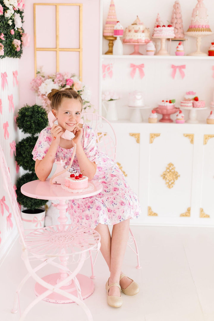 SALE Rose Garden Smocked Ruffle Dress-Mila & Rose ®