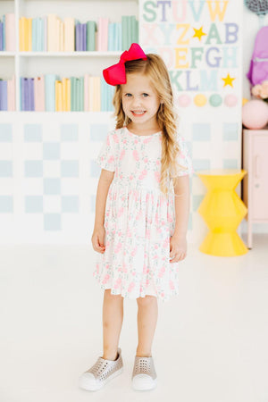 SALE Rosie Posie S/S Pocket Twirl Dress-Mila & Rose ®