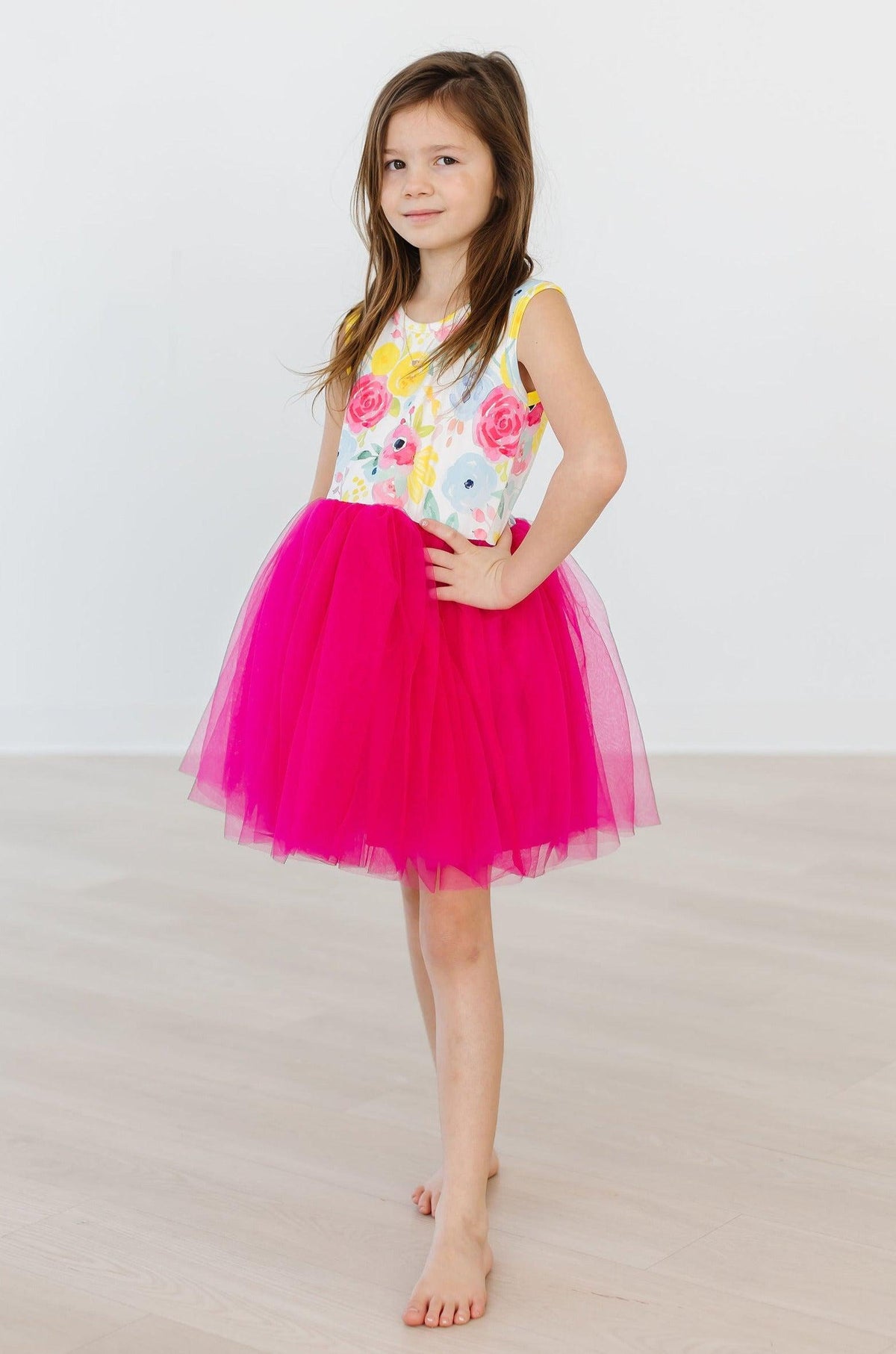 Spring Time Flutter Springtime Splendor Flutter Sleeve Twirl Dress | Mila & Rose