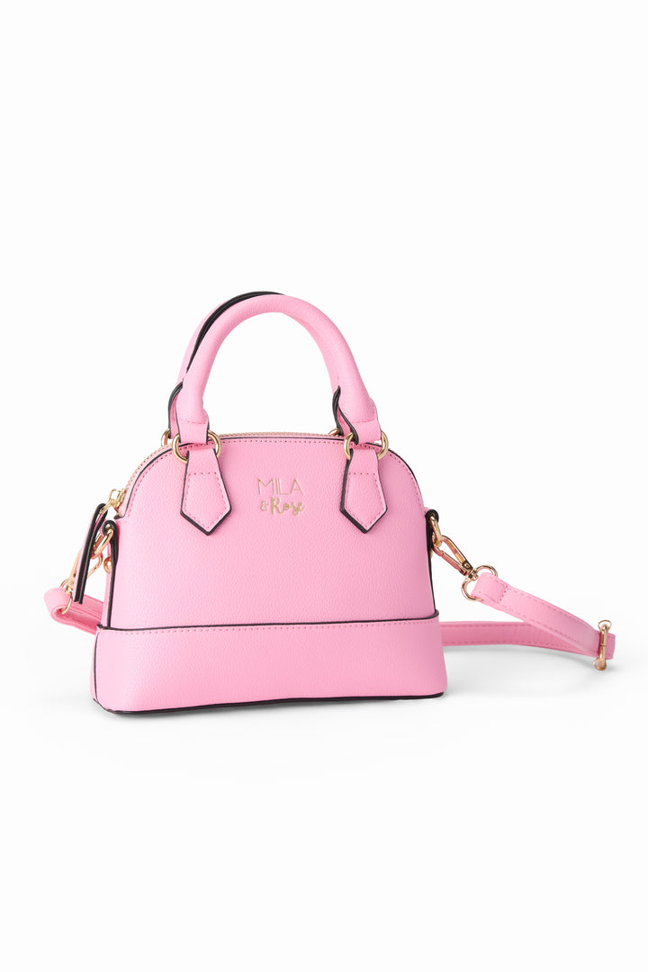 Bubblegum Pink Girl's Crossbody Purse-Mila & Rose ®