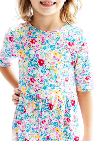 (S) Fluttering Flowers Wide Leg Jumpsuit-Mila & Rose ®