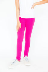 (S) Hot Pink Leggings-Mila & Rose ®
