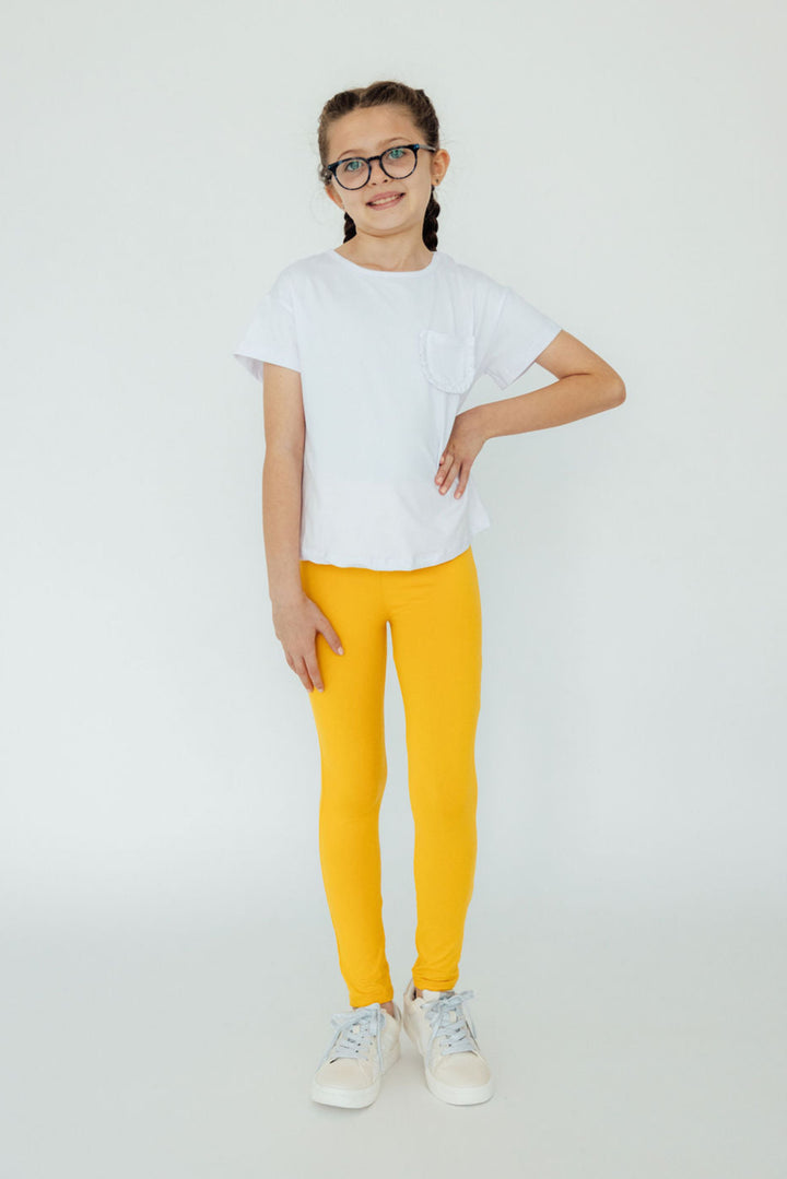 (S) Mustard Leggings-Mila & Rose ®