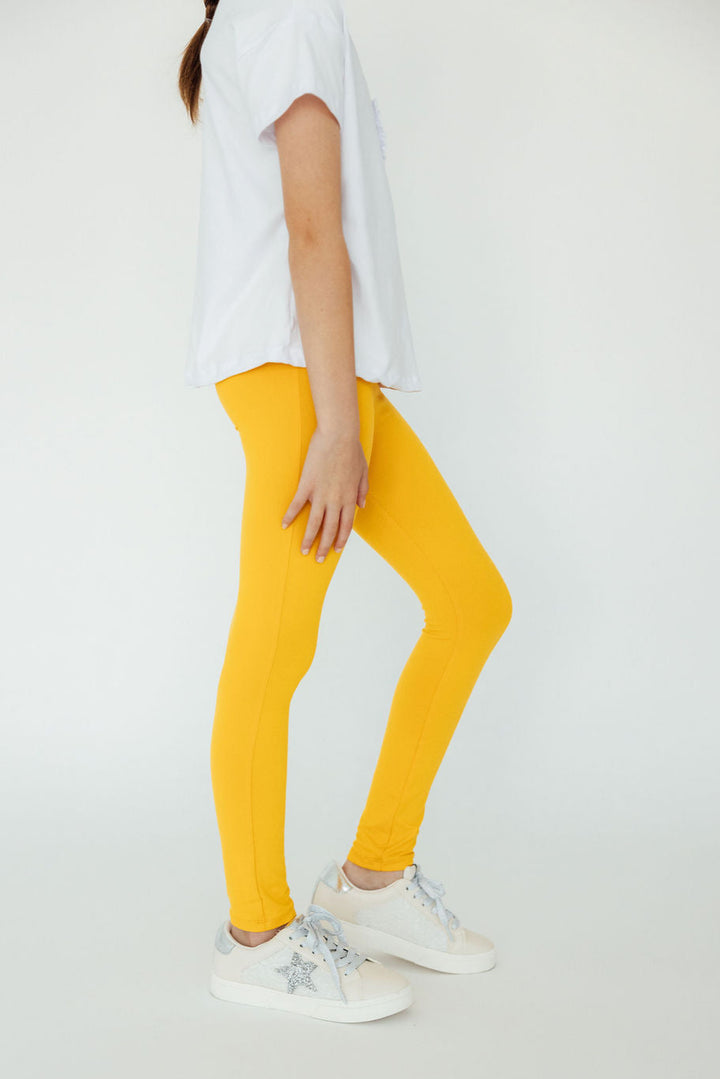(S) Mustard Leggings-Mila & Rose ®
