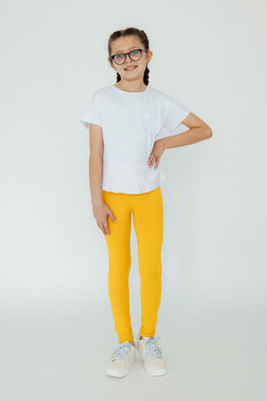 (S) Mustard Leggings-Mila & Rose ®