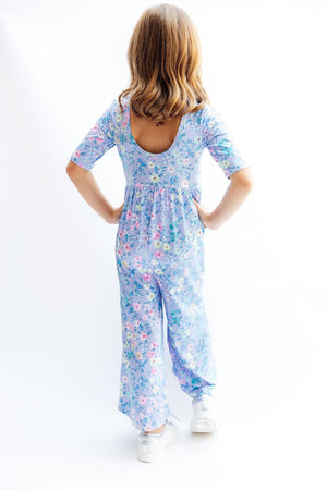 (S) Petal Party Wide Leg Jumpsuit-Mila & Rose ®