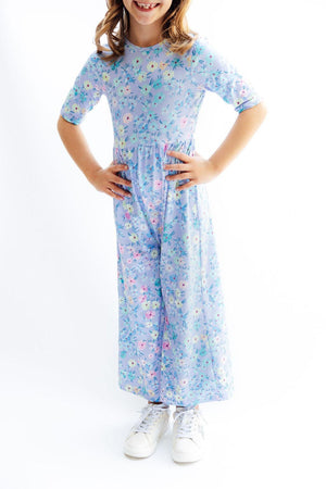 (S) Petal Party Wide Leg Jumpsuit-Mila & Rose ®