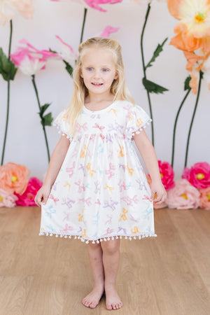 SALE Balloon Animals Pom Pom Dress-Mila & Rose ®