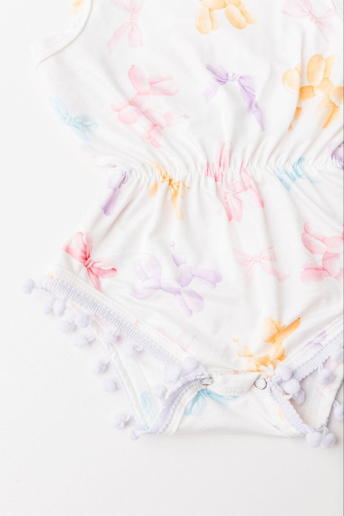 SALE Balloon Animals Pom Pom Romper-Mila & Rose ®