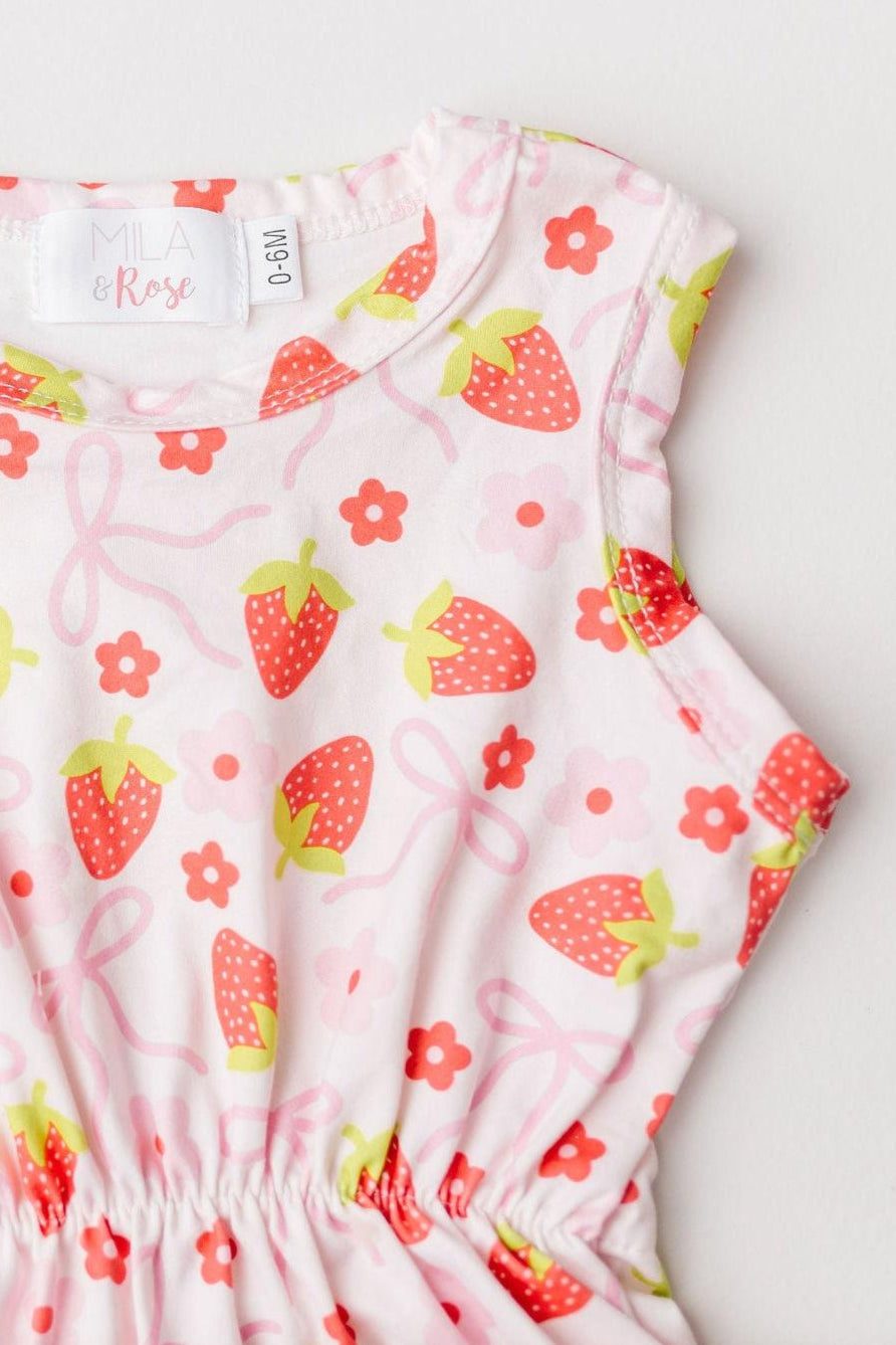 SALE Berry Charming Pom Pom Romper-Mila & Rose ®