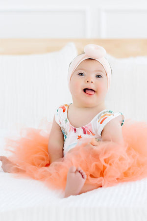 SALE Cantaloupe Nylon Turban Style Headwrap-Mila & Rose ®