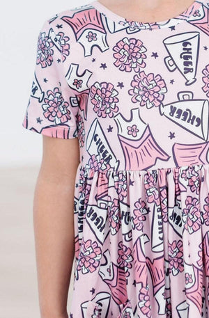 SALE Cheer S/S Pocket Twirl Dress-Mila & Rose ®