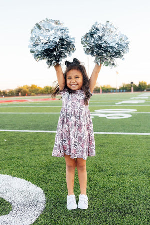 SALE Cheer S/S Pocket Twirl Dress-Mila & Rose ®