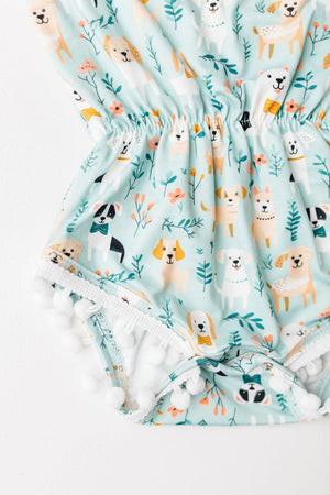 SALE Furry Friends Pom Pom Romper-Mila & Rose ®