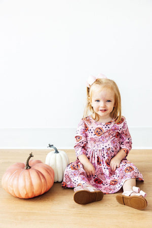 SALE Here for the Candy 3/4 Sleeve Pocket Twirl Dress-Mila & Rose ®